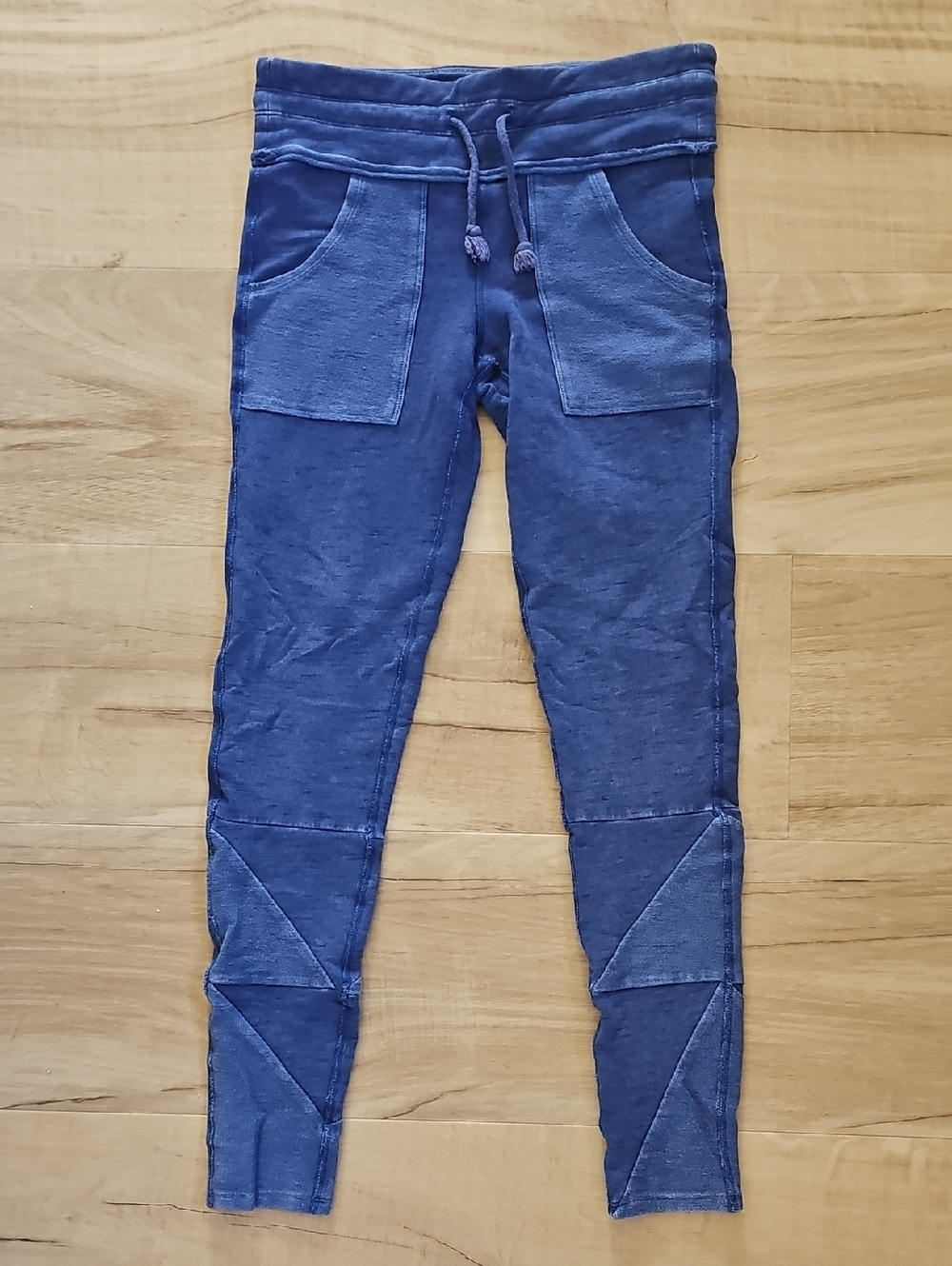 FREE PEOPLE FP Movement KYOTO Leggings Sz S Blue